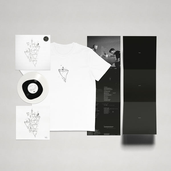 (PRE-ORDER) A Dawning Bundle: Coloured LP w. Signed Art Print (white) + T-shirt