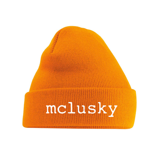 Mclusky Logo Beanie - Orange