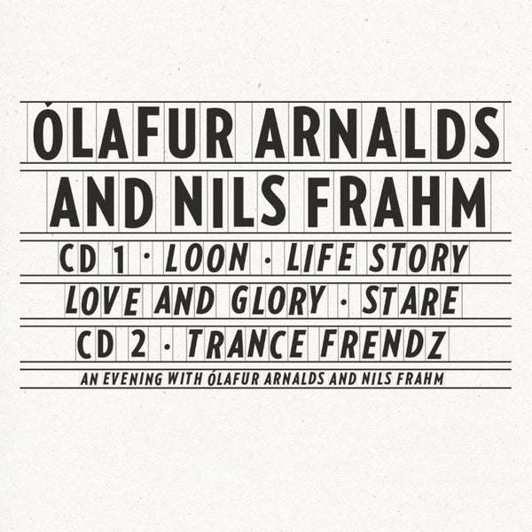 Ólafur Arnalds & Nils Frahm Collaborative Works 2CD 2CD- Bingo Merch Official Merchandise Shop Official