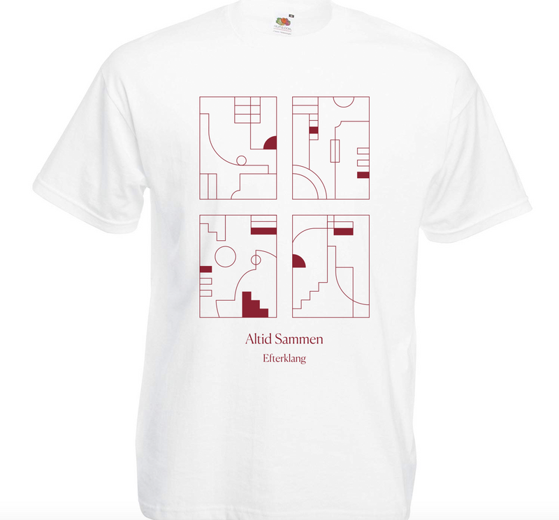 Efterklang Altid Sammen White T-Shirt- Bingo Merch Official Merchandise Shop Official