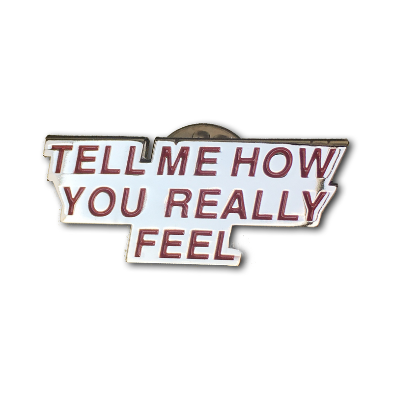 Courtney Barnett Tell Me How You Really Feel - metal pin Pin Badge- Bingo Merch Official Merchandise Shop Official