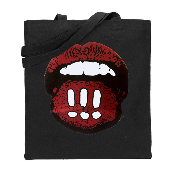 !!! Mouth Black Totebag Totebag- Bingo Merch Official Merchandise Shop Official