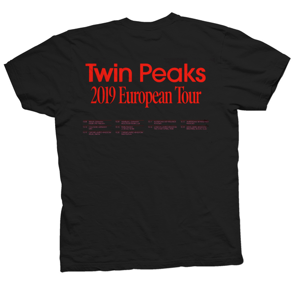 Twin Peaks Euro Tour 2019 T-Shirt- Bingo Merch Official Merchandise Shop Official